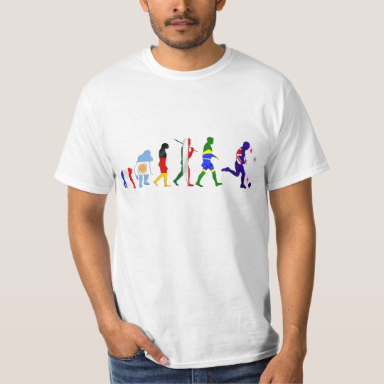 Evolution of New Zealand Soccer football T-Shirt