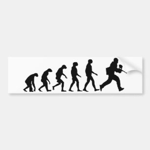 Evolution of Paintball Bumper Sticker