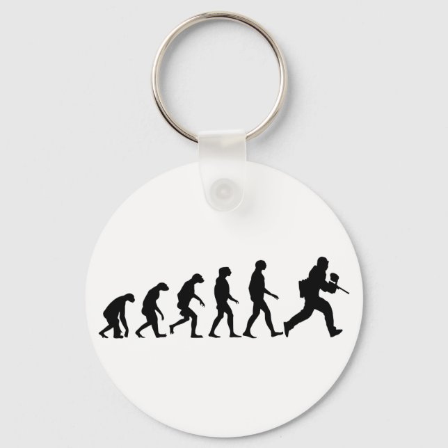 Evolution of Paintball Key Ring (Front)