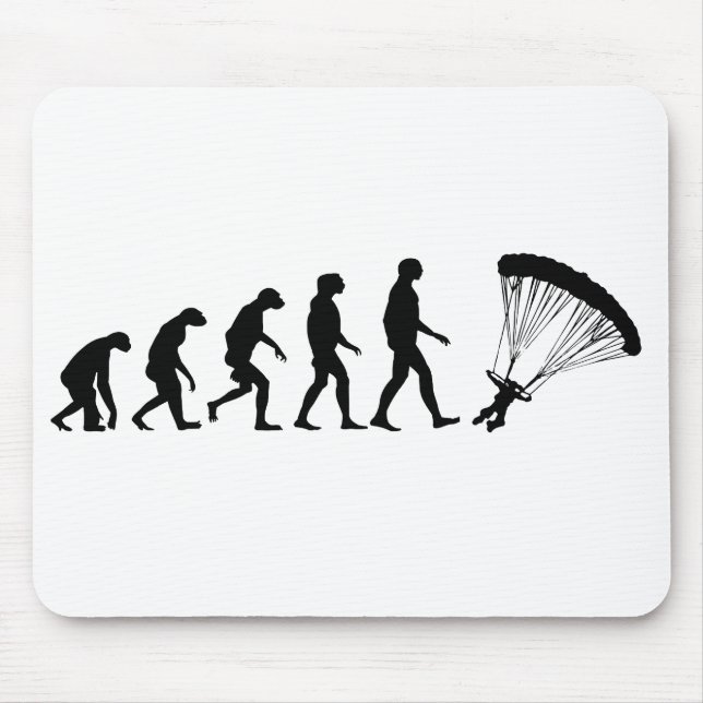 Evolution of Parachuting Mouse Mat (Front)