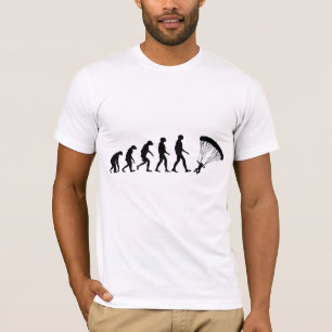 Evolution of Parachuting T-Shirt