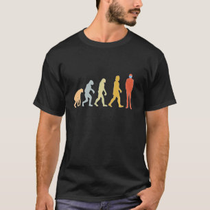 Evolution Of People Human Face Mask Masked Vaccine T-Shirt