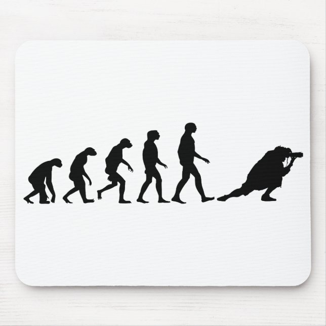 Evolution of Photography Mouse Mat (Front)