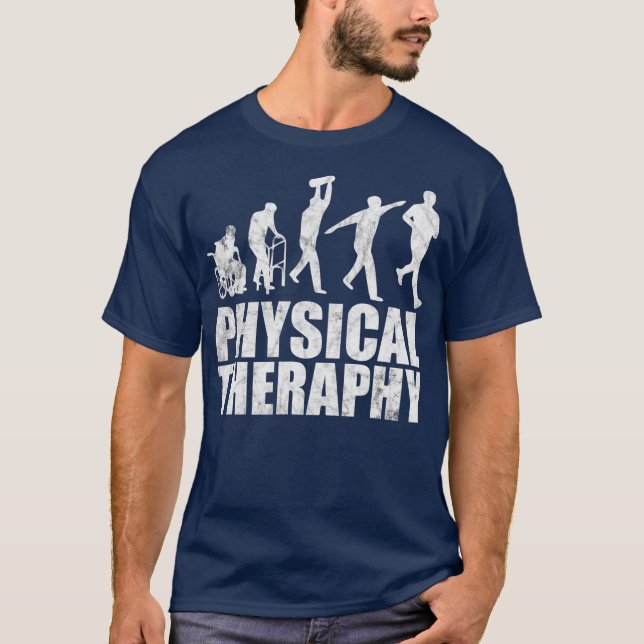 Evolution Of Physical Therapy Therapist _10 T-Shirt (Front)