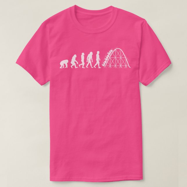 Evolution of Roller coaster T-Shirt (Design Front)