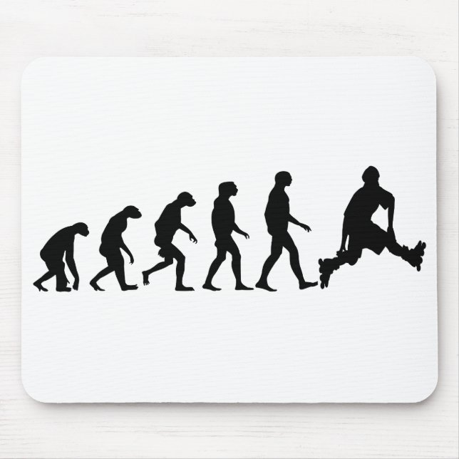 Evolution of Rollerblading Mouse Mat (Front)