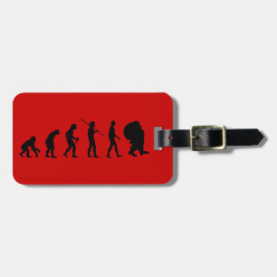 Evolution Of Santa Claus Luggage Tag