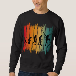 Evolution Of Skateboarding Skater Sweatshirt