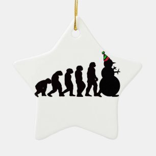 Evolution of Snowman Ornament