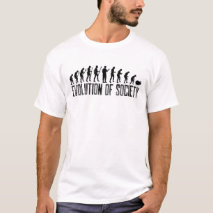 Evolution of Society – Funny & Thought-Provoking T-Shirt