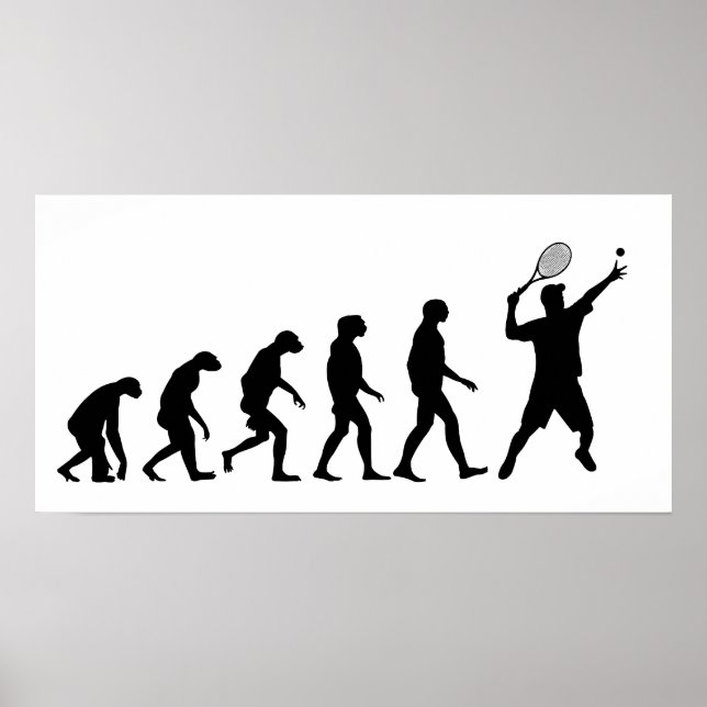 Evolution of Tennis Poster (Front)