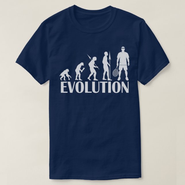 Evolution of Tennis T-Shirt (Design Front)