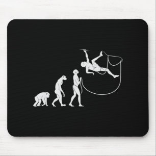 Evolution Of The Climber  Fun Rock Climbing  Mouse Mat