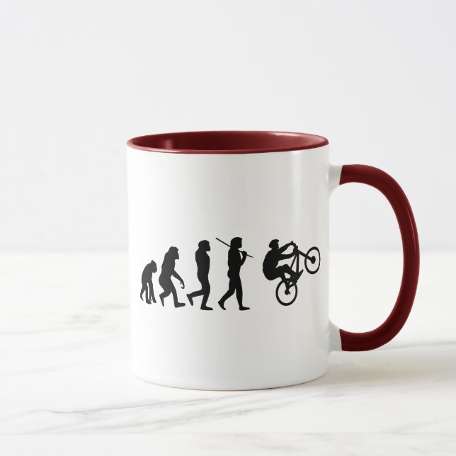 Evolution of the cyclist mug (Right)