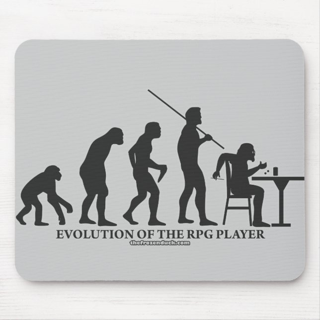 Evolution of the RPG Player Mouse Mat (Front)
