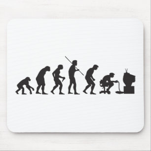 Evolution of Video Games Gaming Gamer Mouse Mat