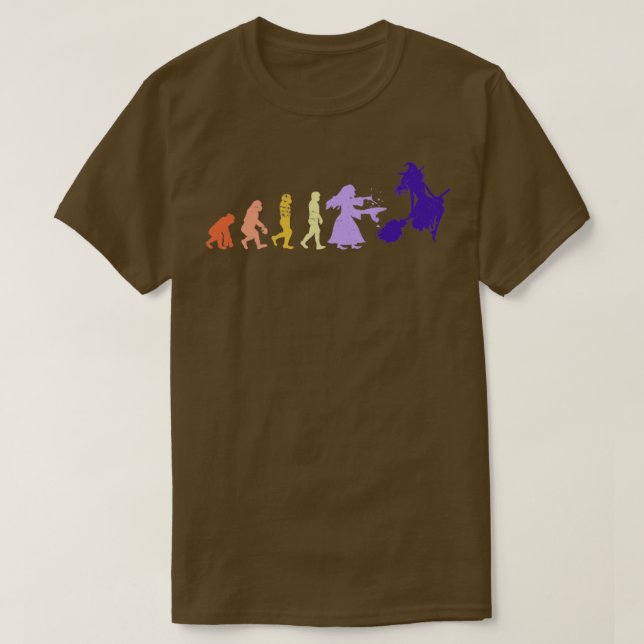 Evolution Of Witch T-Shirt (Design Front)