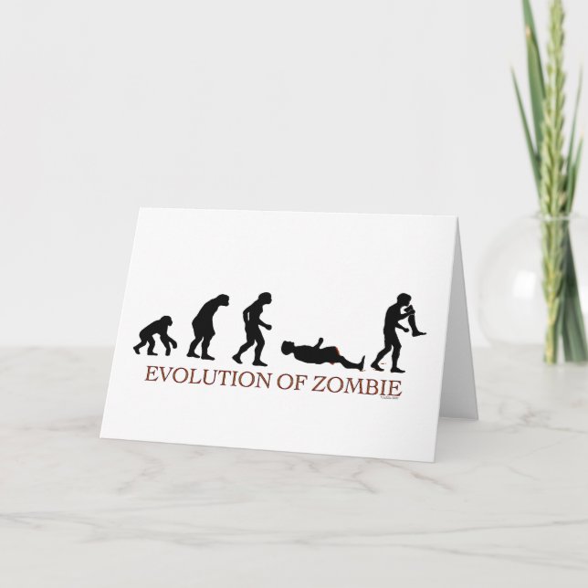 Evolution of Zombie Card (Front)