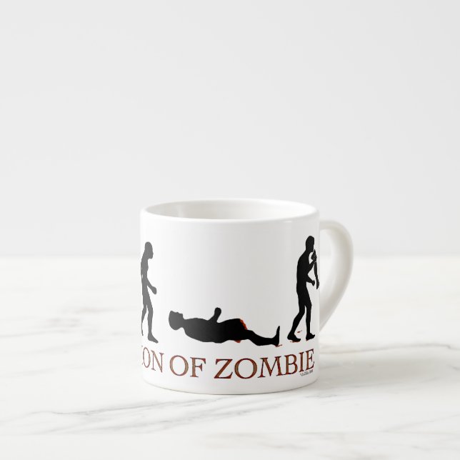 Evolution of Zombie Espresso Cup (Front Right)