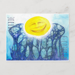 Evolution Orange Postcard