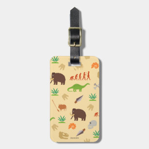 Evolution Pattern Luggage Tag