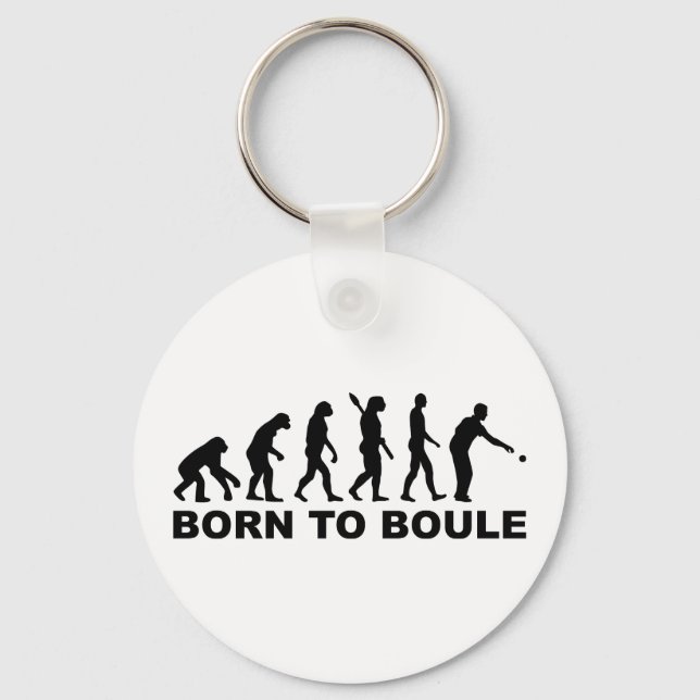 Evolution Petanque Boule Key Ring (Front)