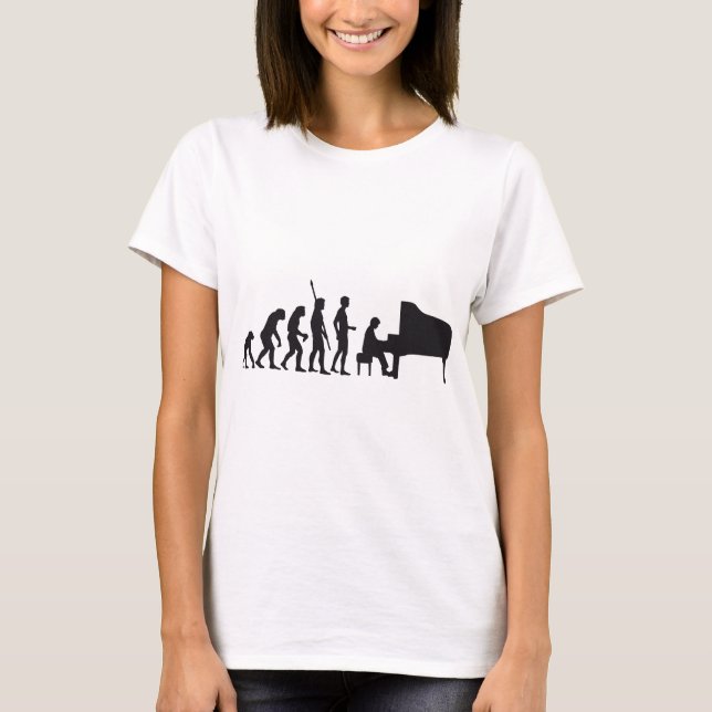 evolution piano T-Shirt (Front)