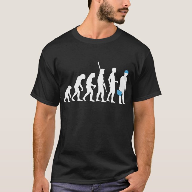 evolution plumber T-Shirt (Front)