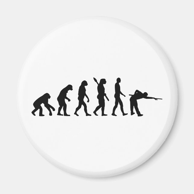 Evolution Pool billiards Magnet (Front)
