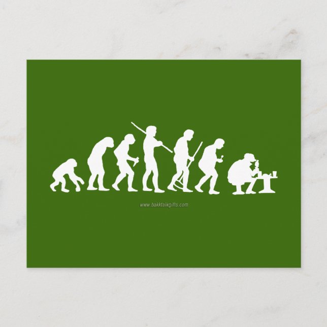 Evolution... Postcard (Front)