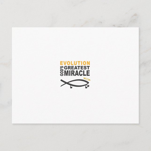 Evolution Postcard (Front)