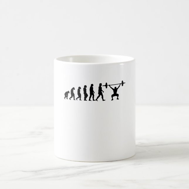 Evolution Powerlifting Bodybuilding Gift Coffee Mug (Center)
