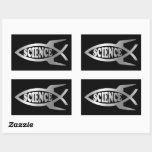 Evolution - Rocket Science Rectangular Sticker<br><div class="desc">Evolution - Rocket Science</div>