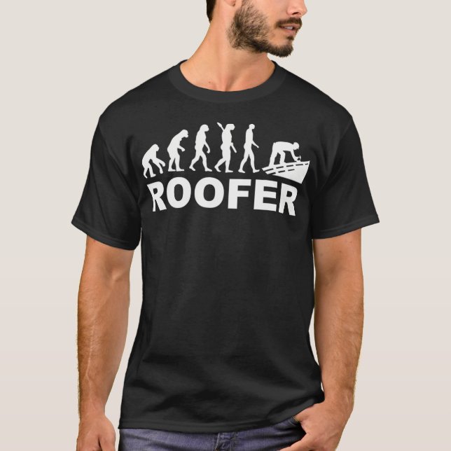 Evolution roofer _1  T-Shirt (Front)