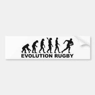 Evolution Rugby Bumper Sticker
