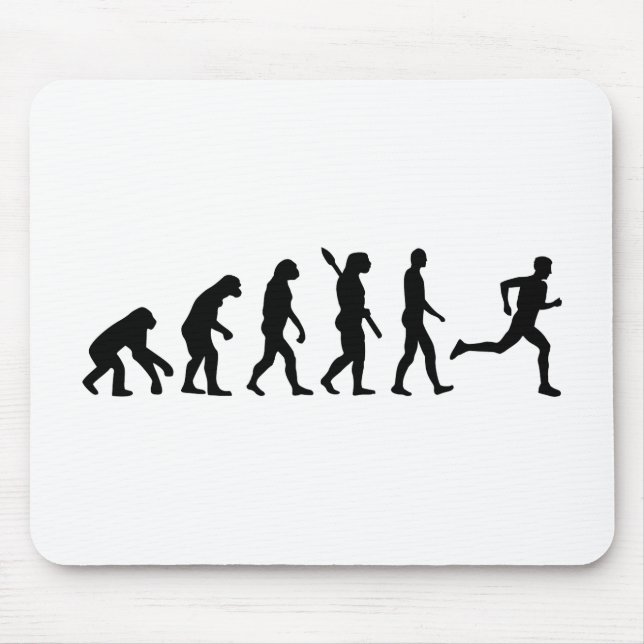 Evolution running marathon mouse mat (Front)