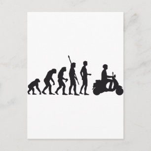 evolution scooter postcard