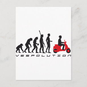 evolution scooter postcard