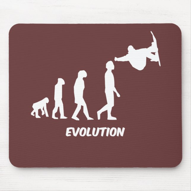 evolution skateboarding mouse mat (Front)