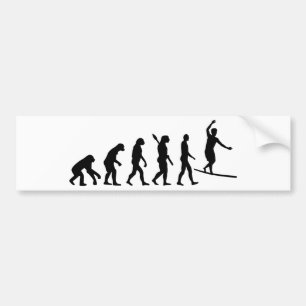Evolution Slackline Bumper Sticker