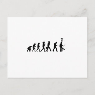 Evolution Smartphone - Funny Motive Postcard