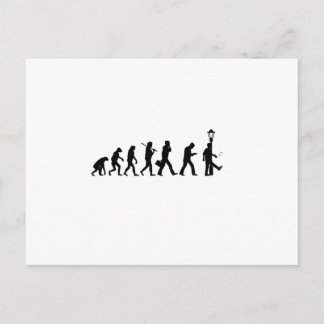 Evolution Smartphone - Funny Motive Postcard