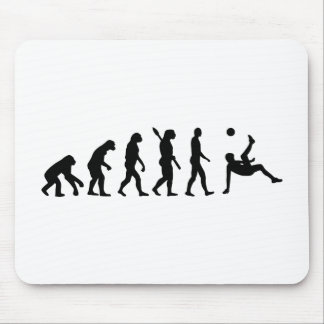 Evolution soccer bicycle kick mouse mat