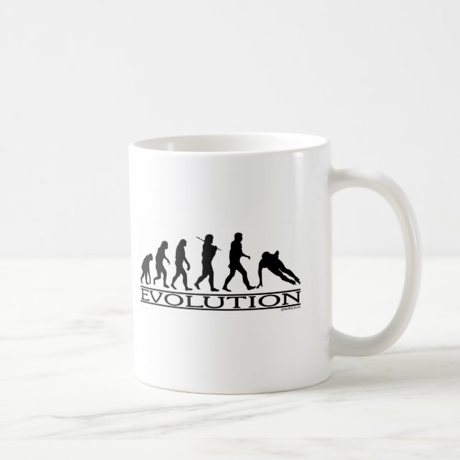 Evolution - Speed Skating Coffee Mug (Right)