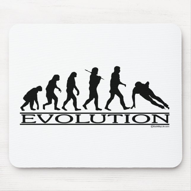 Evolution - Speed Skating Mouse Mat (Front)