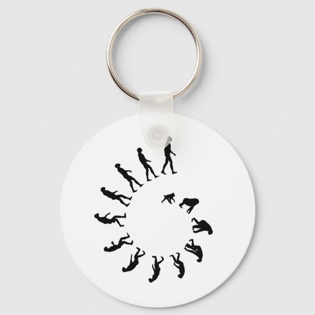 Evolution Spiral Key Ring (Front)