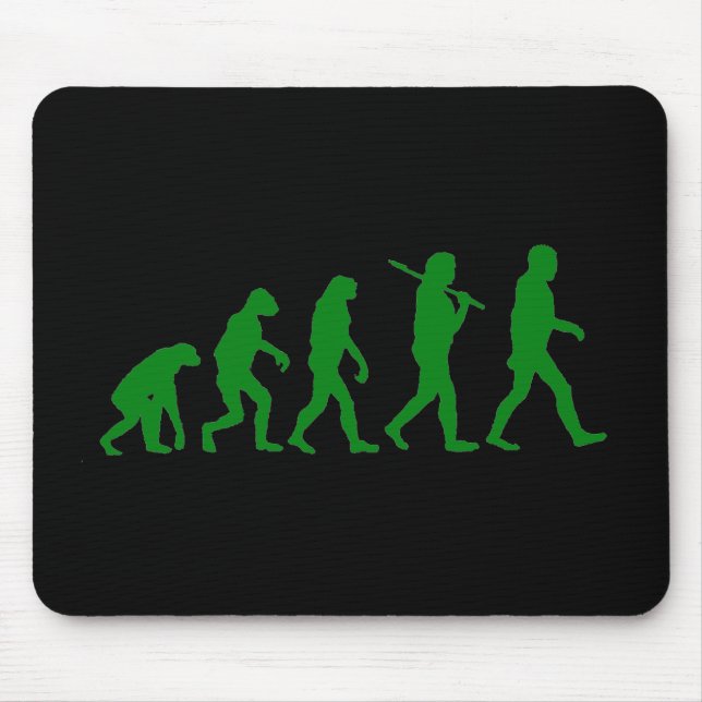Evolution Standard - Green Mouse Mat (Front)