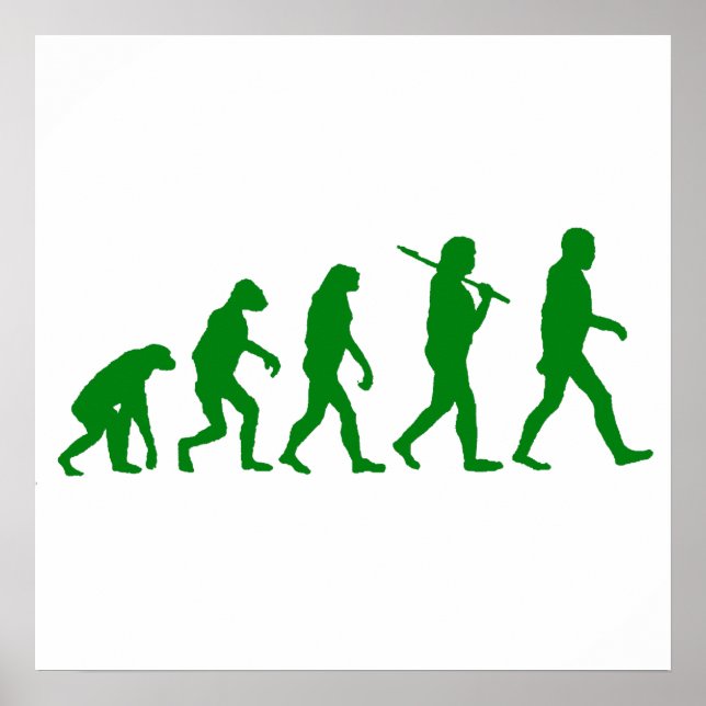 Evolution Standard - Green Poster (Front)