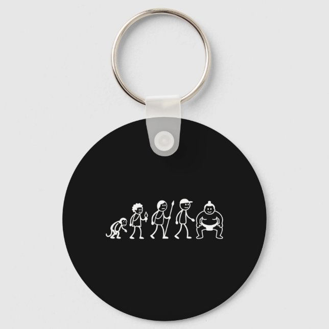 Evolution Sumo-Wrestling Martial Arts Sumotori Key Ring (Front)