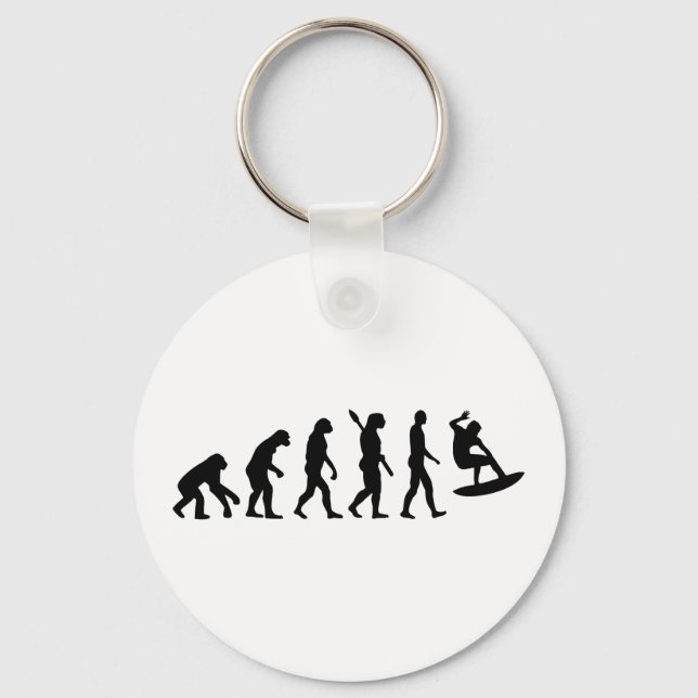 Evolution surfing key ring (Front)